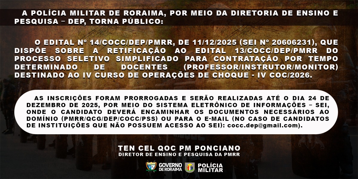 PRORROGAÇÃO DO PROCESSO SELETIVO SIMPLIFICADO